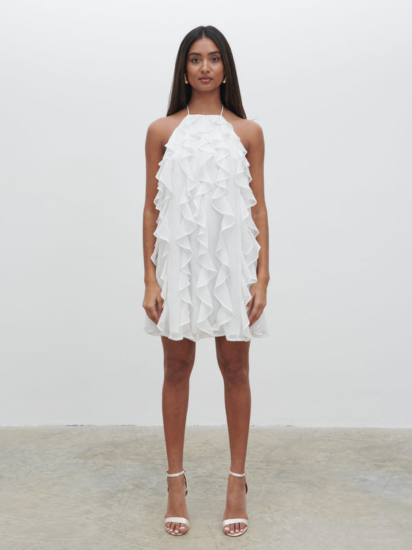 Pretty Lavish Kelsey Ruffle Mini Dress