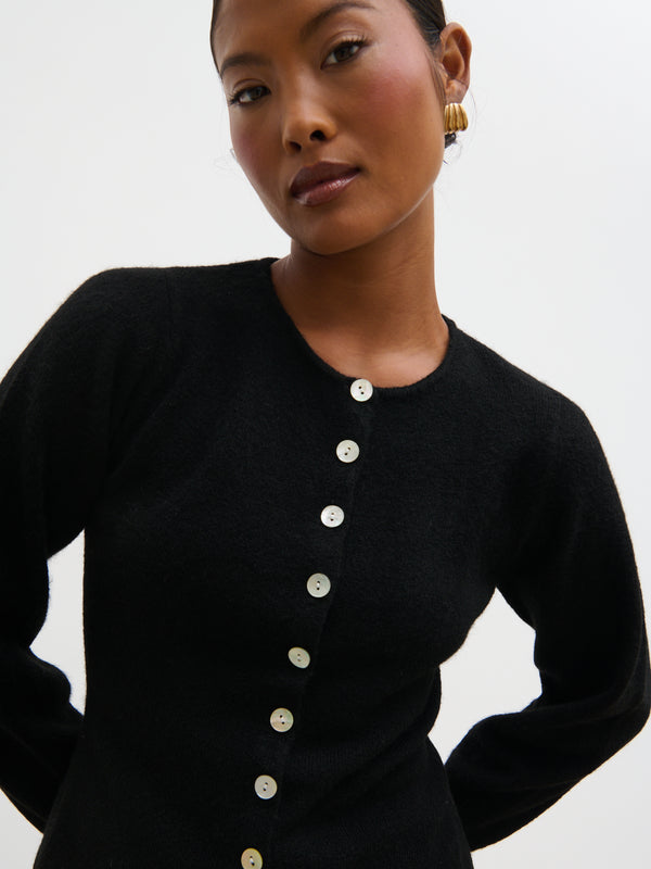 Pretty Lavish Kyle Fitted Knit Cardigan