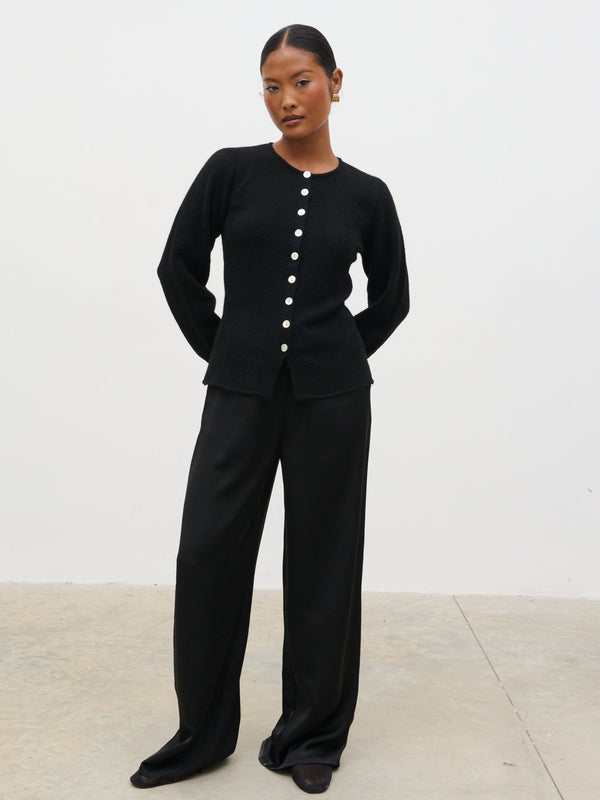 Pretty Lavish Kyle Fitted Knit Cardigan