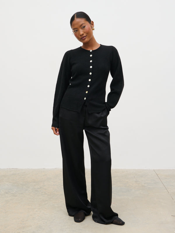 Pretty Lavish Kyle Fitted Knit Cardigan