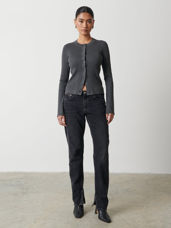 Pretty Lavish Lacey Button Down Top