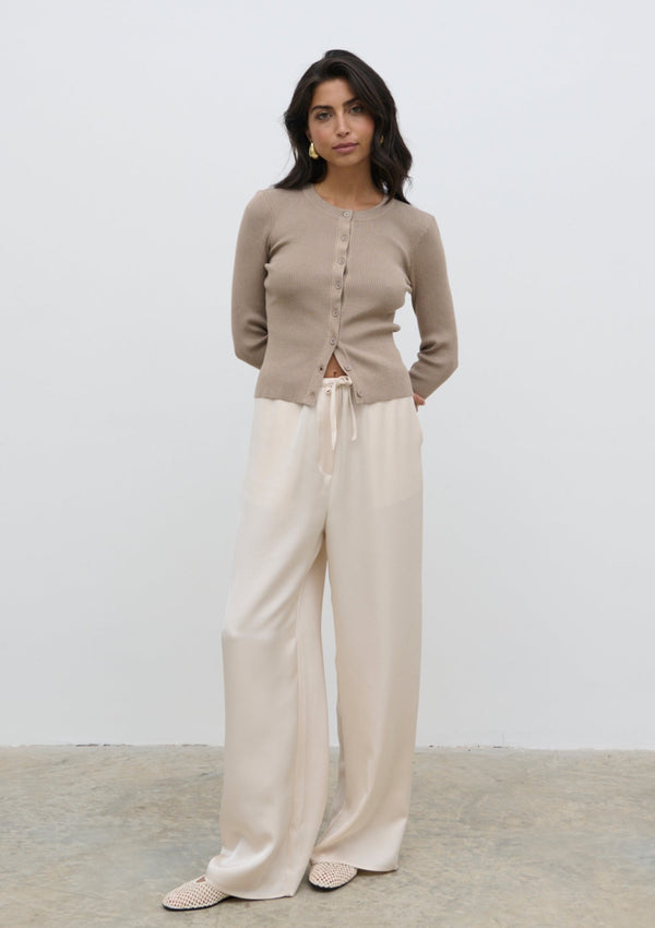 Pretty Lavish Lacey Button Down Top