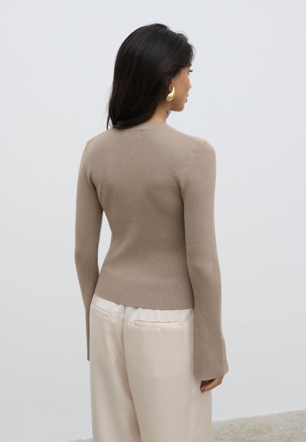 Pretty Lavish Lacey Button Down Top