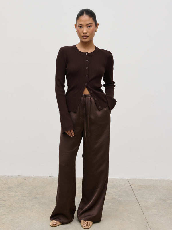 Pretty Lavish Lacey Button Down Top