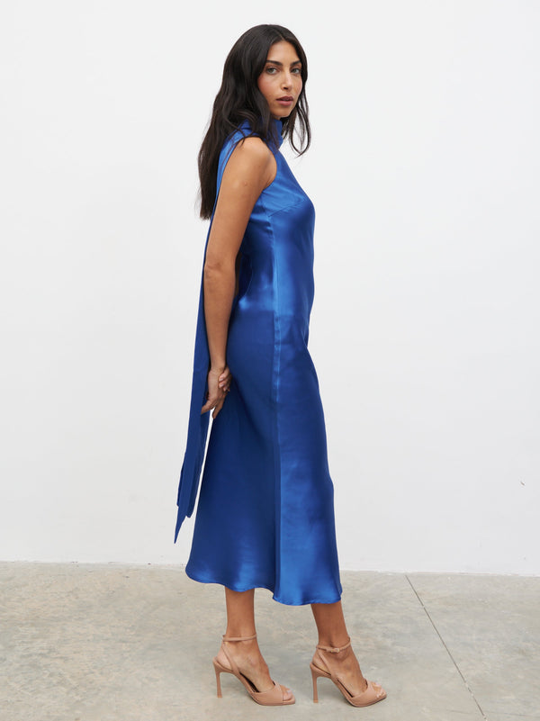 Pretty Lavish Lethe Drape Scarf Midaxi Dress