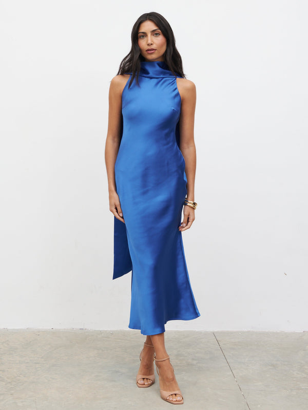 pretty lavish Lethe Drape Scarf Midaxi Dress