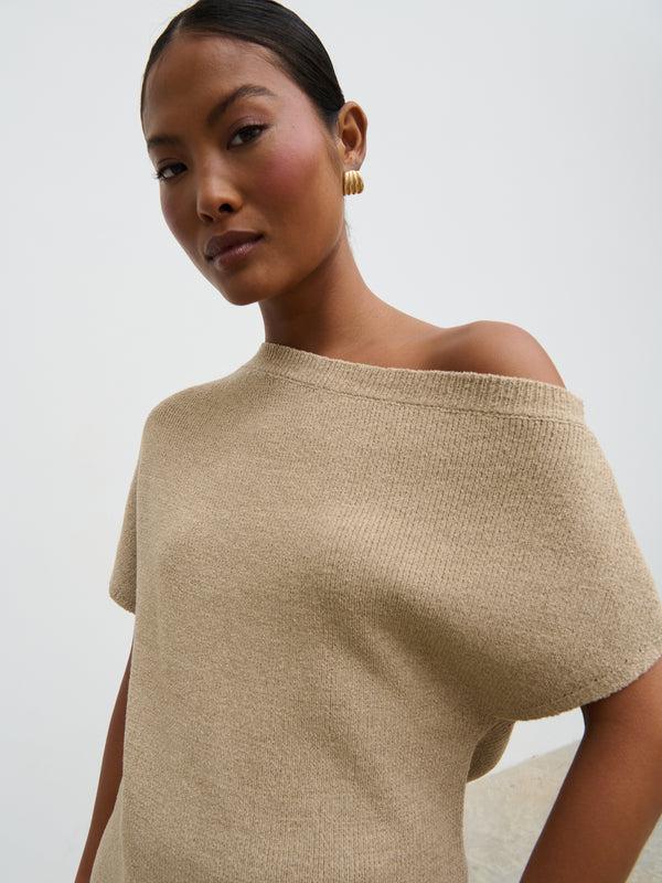 Pretty Lavish Lily Cold Shoulder Knit Top