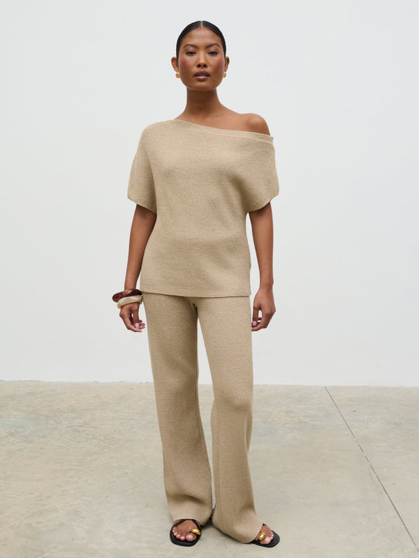 Pretty Lavish Lily Cold Shoulder Knit Top