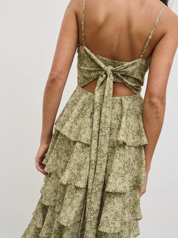 Pretty Lavish Lissy Tie Back Midaxi Dress