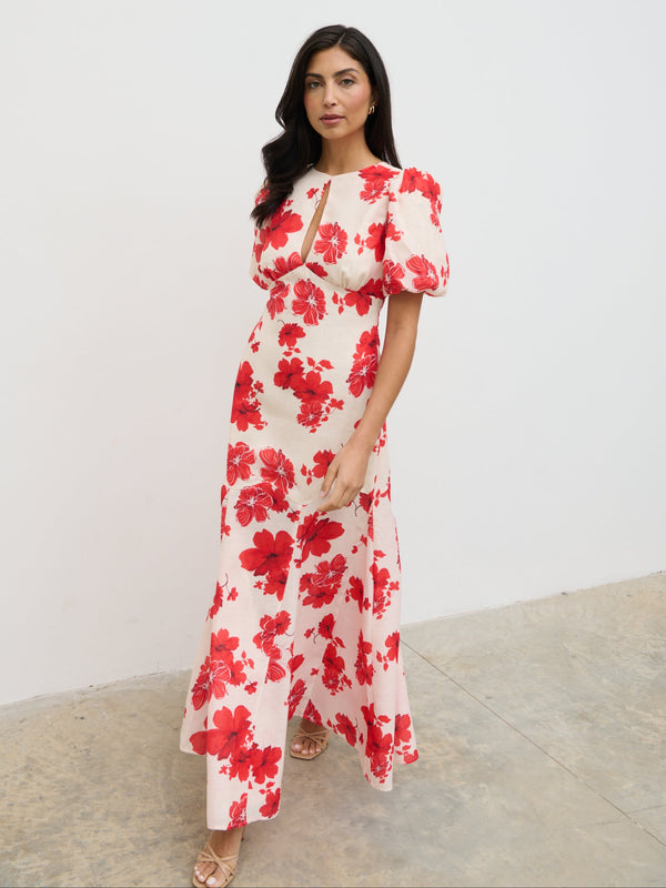 Pretty Lavish Lottie Puff Sleeve Dress