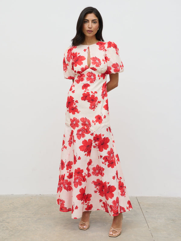 pretty lavish Lottie Puff Sleeve Dress