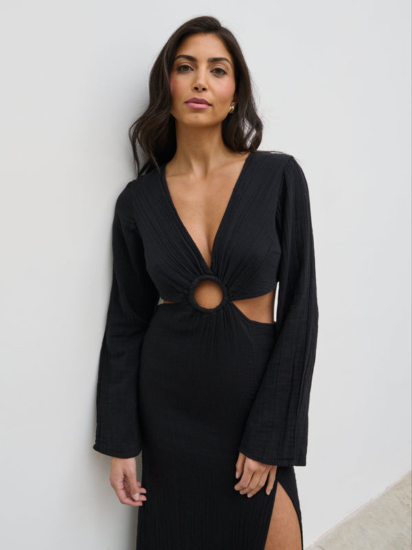 Pretty Lavish Luca Cut Out Ring Dress