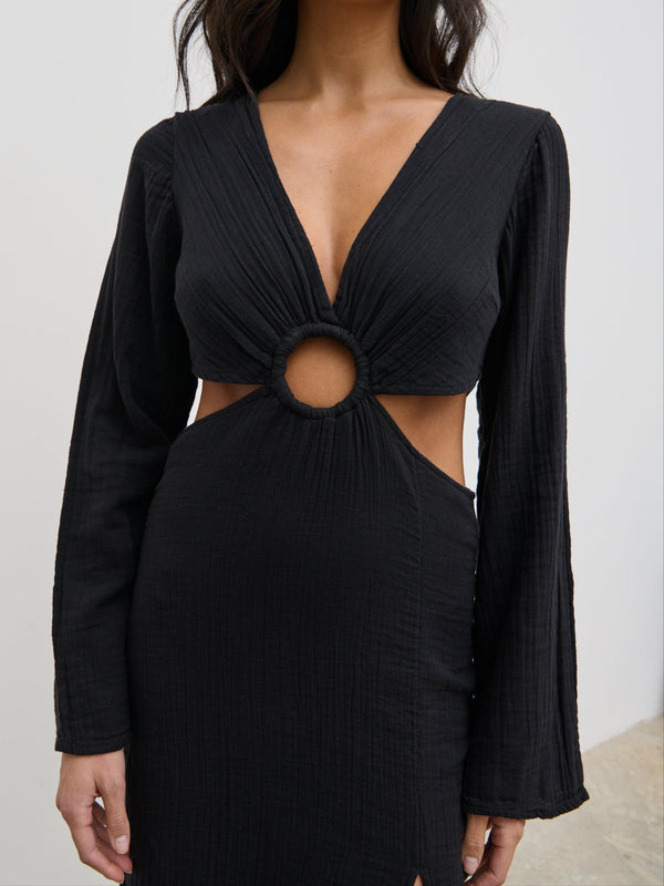 Pretty Lavish Luca Cut Out Ring Dress