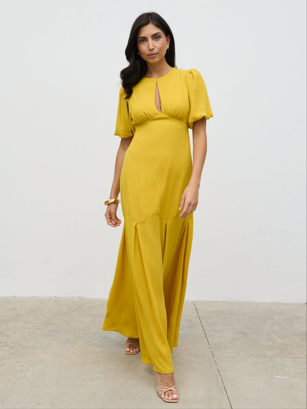 Pretty Lavish Maribel Puff Sleeve Maxi Dress