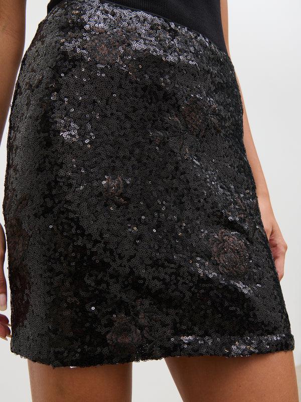 Pretty Lavish Maura Sequin Mini Skirt