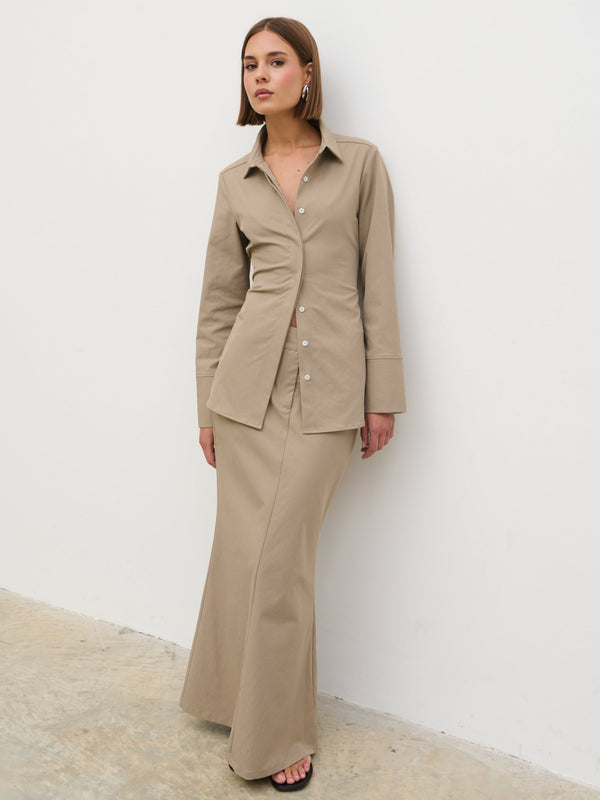 Pretty Lavish Myley Cinched Shirt