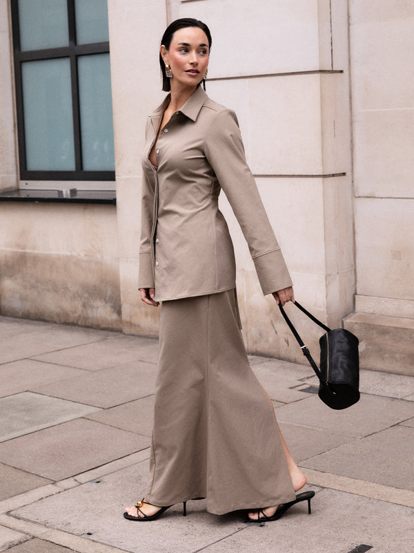 pretty lavish Myley Cinched Shirt