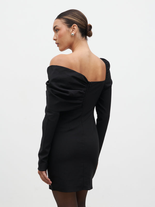 Pretty Lavish Naomi Exaggerated Bow Mini Dress