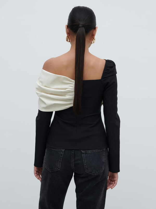 Pretty Lavish Naomi Exaggerated Bow Top