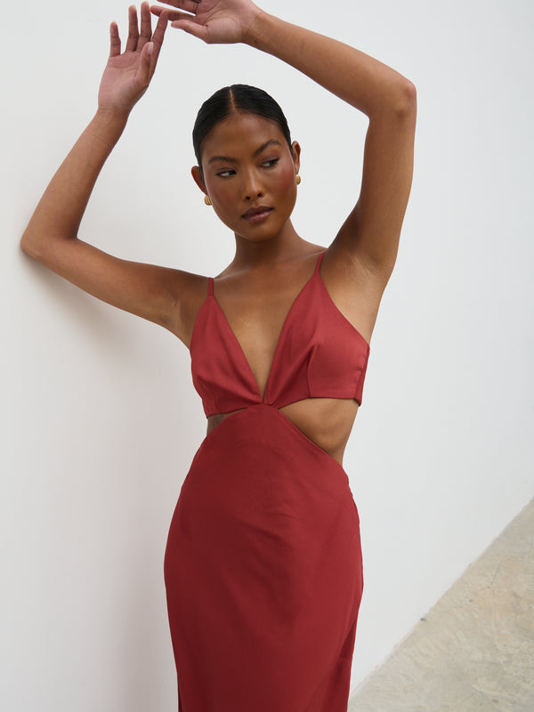 Pretty Lavish Nellie Cut Out Maxi Dress