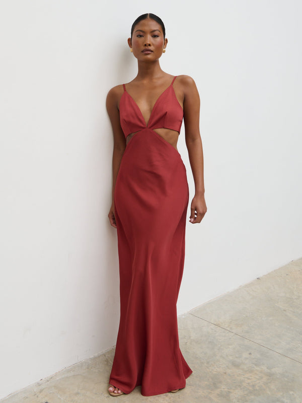 Pretty Lavish Nellie Cut Out Maxi Dress