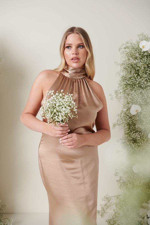 Pretty Lavish Odelle Maxi Bridesmaid Dress