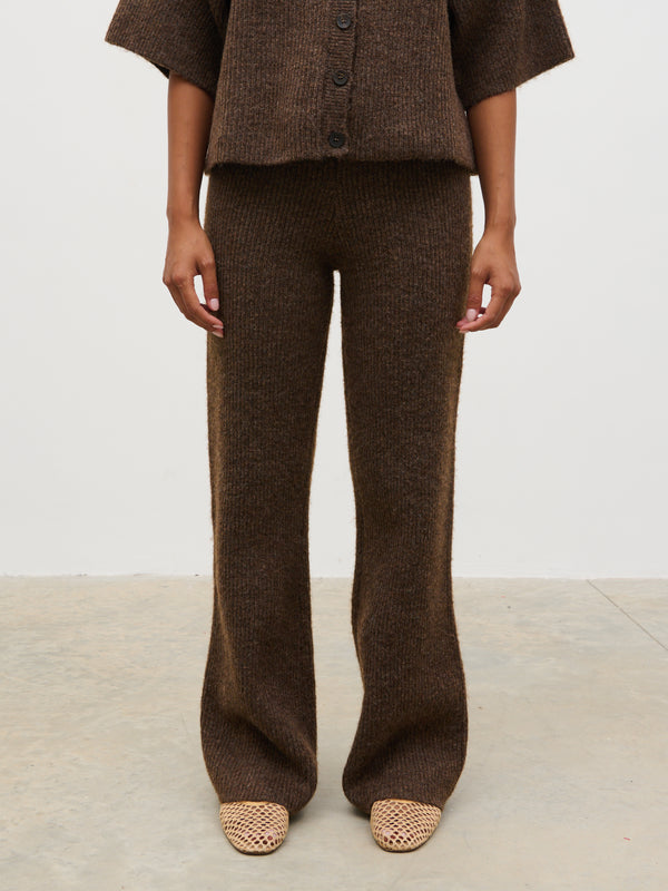 Pretty Lavish Ovalie Rib Knit Trousers