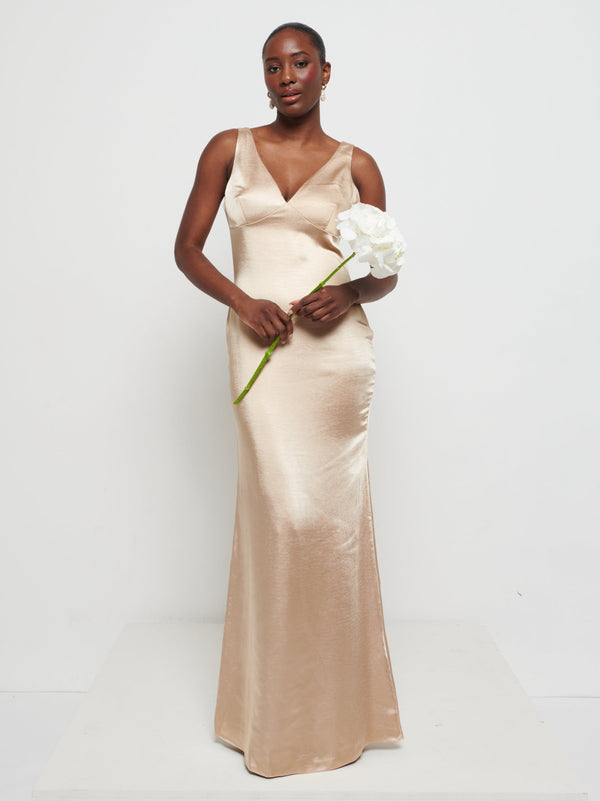 pretty lavish Piper Maxi Bridesmaid Dress