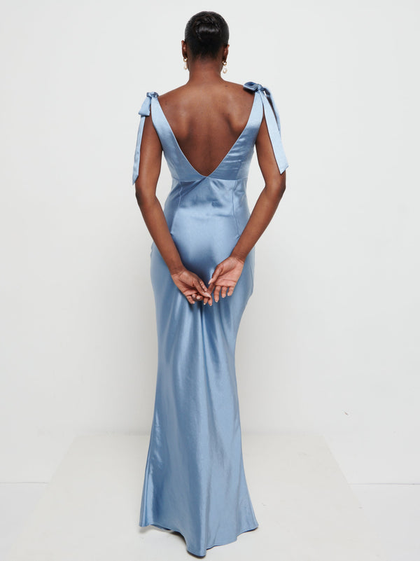 Pretty Lavish Piper Tie Maxi Bridesmaid Dress
