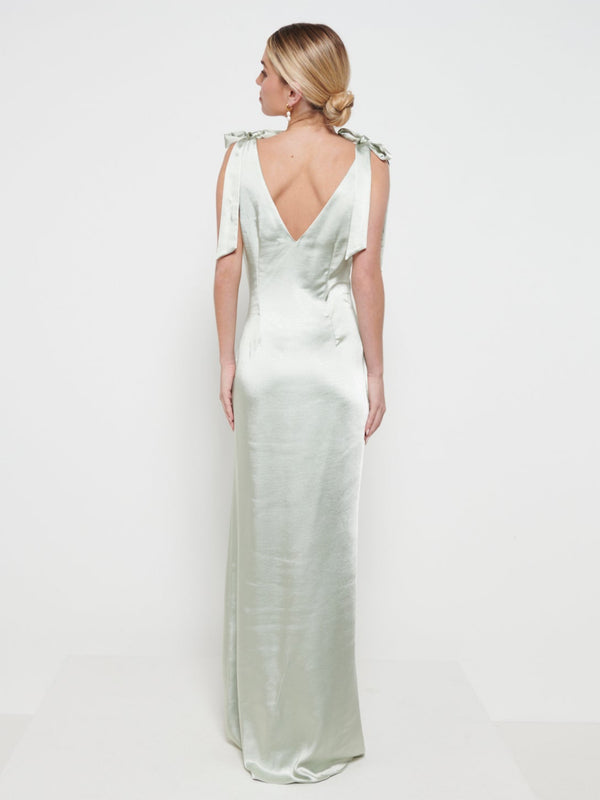 Pretty Lavish Piper Tie Maxi Bridesmaid Dress