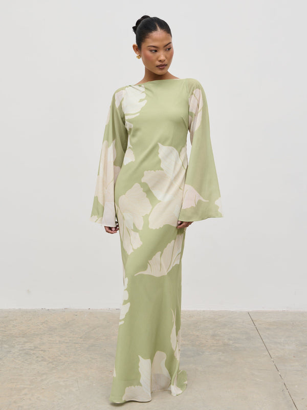 Pretty Lavish Primrose Kimono Sleeve Maxi Dress