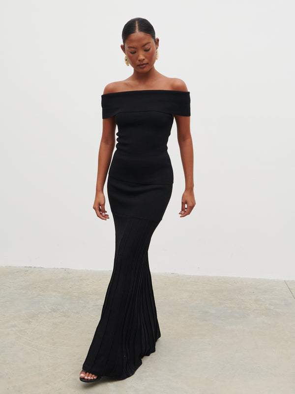 Pretty Lavish Reagan Bardot Knit Top