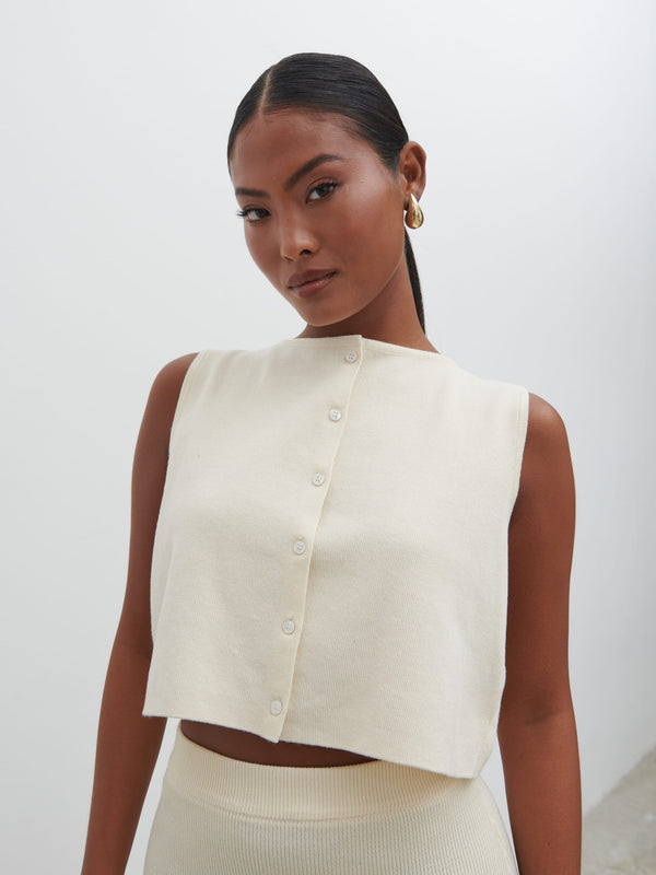 Pretty Lavish Reese Knit Waistcoat