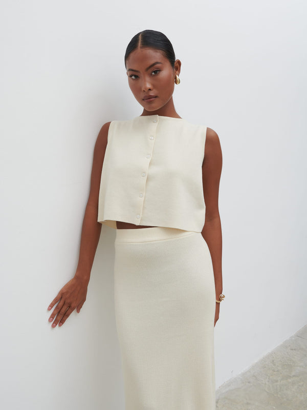 Pretty Lavish Reese Knit Waistcoat