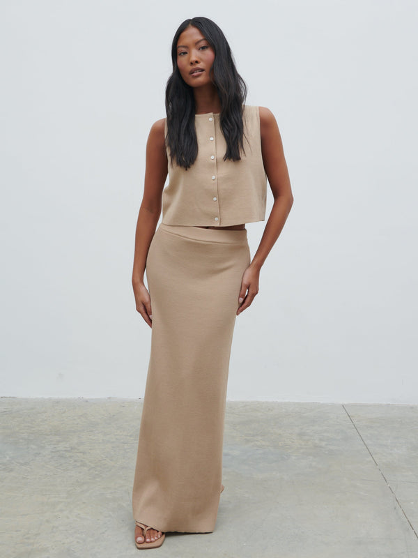 Pretty Lavish Reese Midaxi Knit Skirt