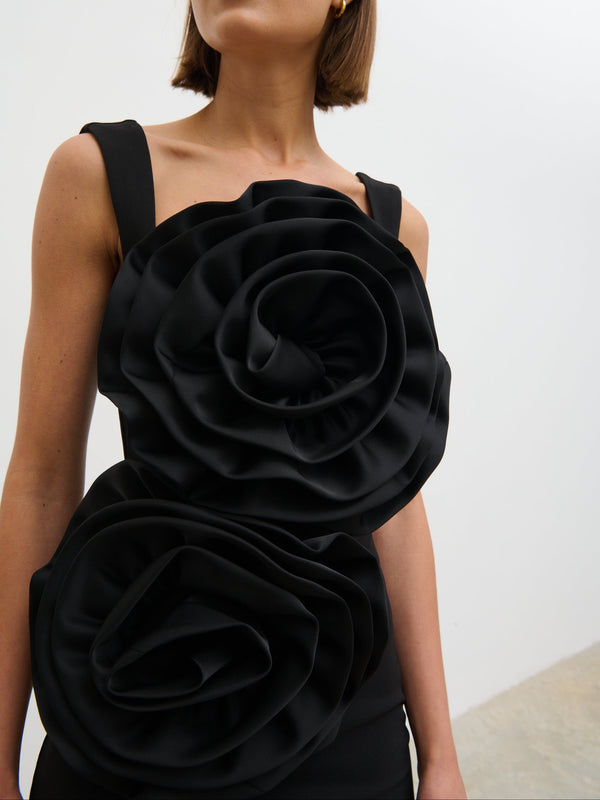 Pretty Lavish Rowena Corsage Mini Dress