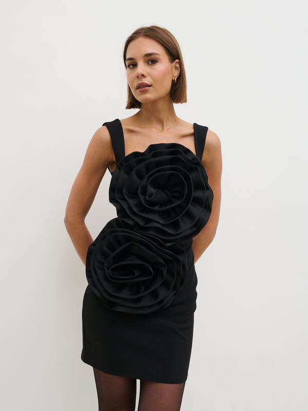 Pretty Lavish Rowena Corsage Mini Dress