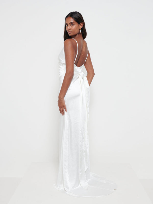 Pretty Lavish Sabine Drape Maxi Dress