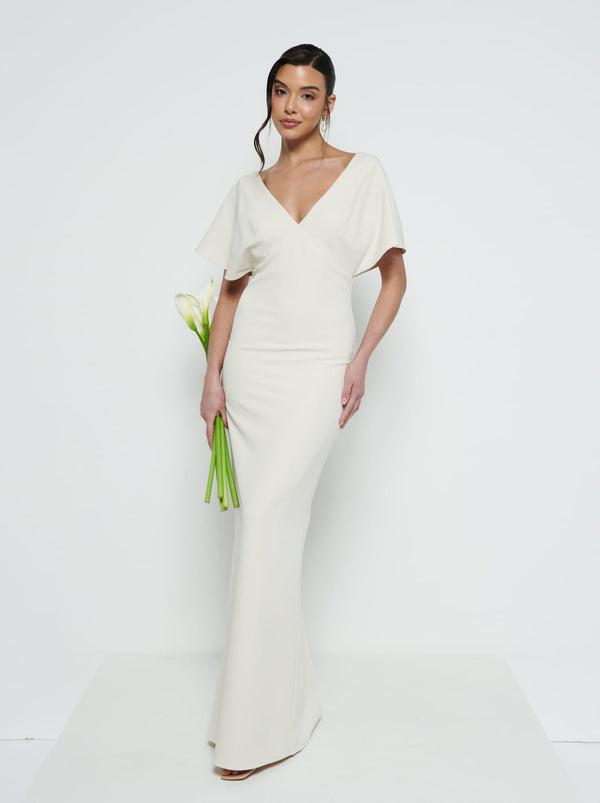 Pretty Lavish Sadie Crepe Maxi Bridesmaid Dress