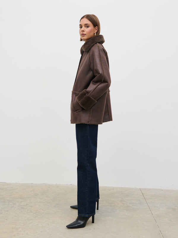 Pretty Lavish Sawyer Aviator Coat