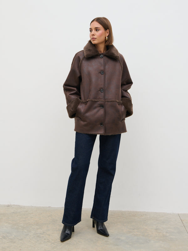 Pretty Lavish Sawyer Aviator Coat