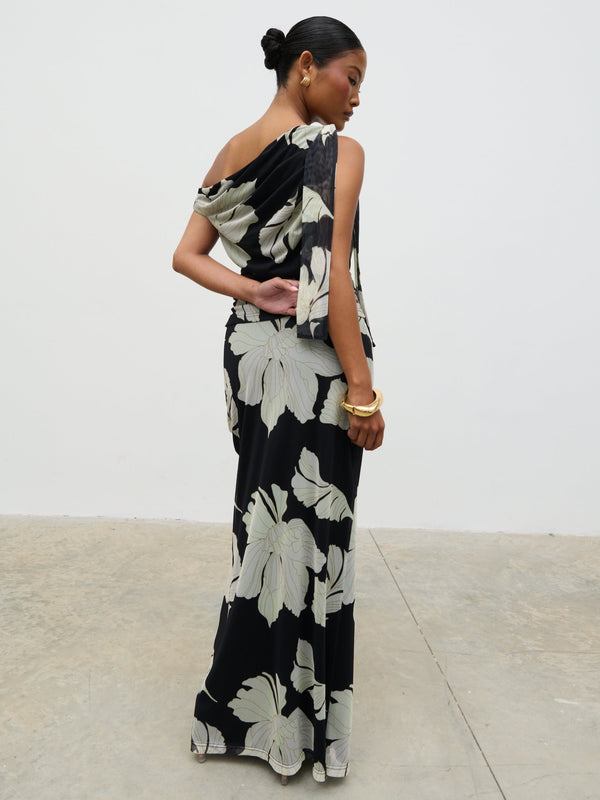 Pretty Lavish Shea Off Shoulder Jersey Tie Top