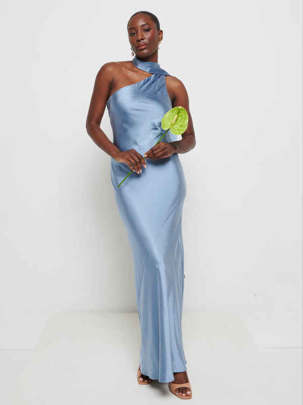 pretty lavish Sheree Scarf Maxi Bridesmaid Dress