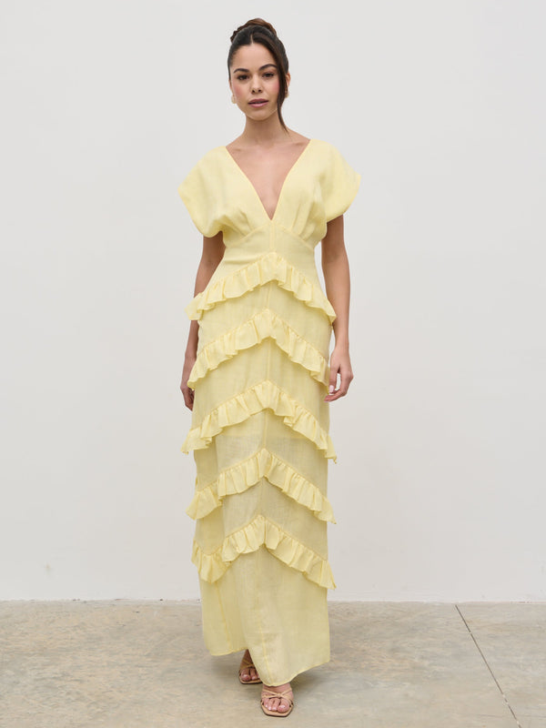 Pretty Lavish Tamsin Ruffle Dress