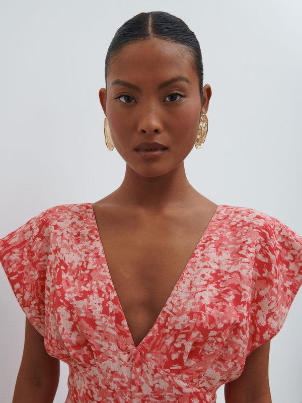 Pretty Lavish Tamsin Ruffle Dress