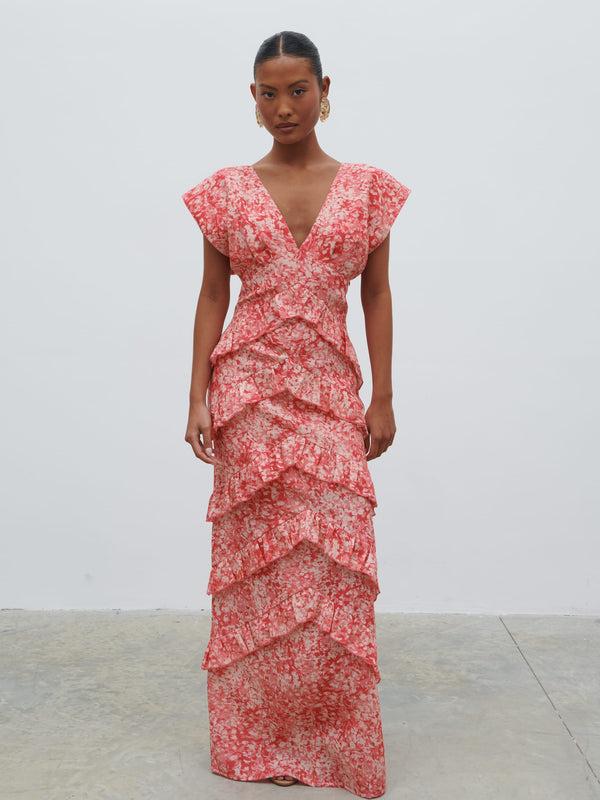 pretty lavish Tamsin Ruffle Dress