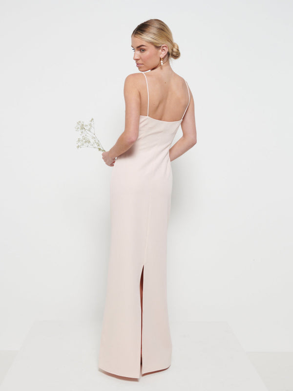 Pretty Lavish Tillie V-Neck Maxi Bridesmaid Dress