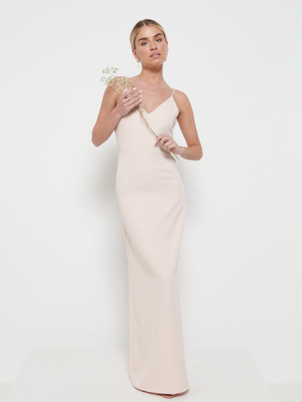 Pretty Lavish Tillie V-Neck Maxi Bridesmaid Dress