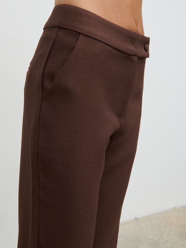 Pretty Lavish Verona Tweed Straight Leg Trousers