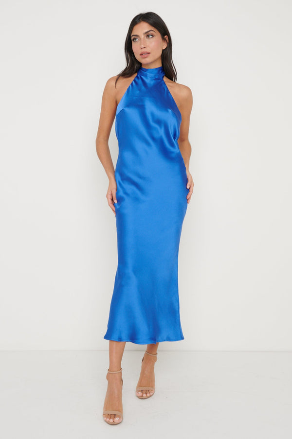 Pretty Lavish Raleigh Recycled Cowl Back Midaxi Dress